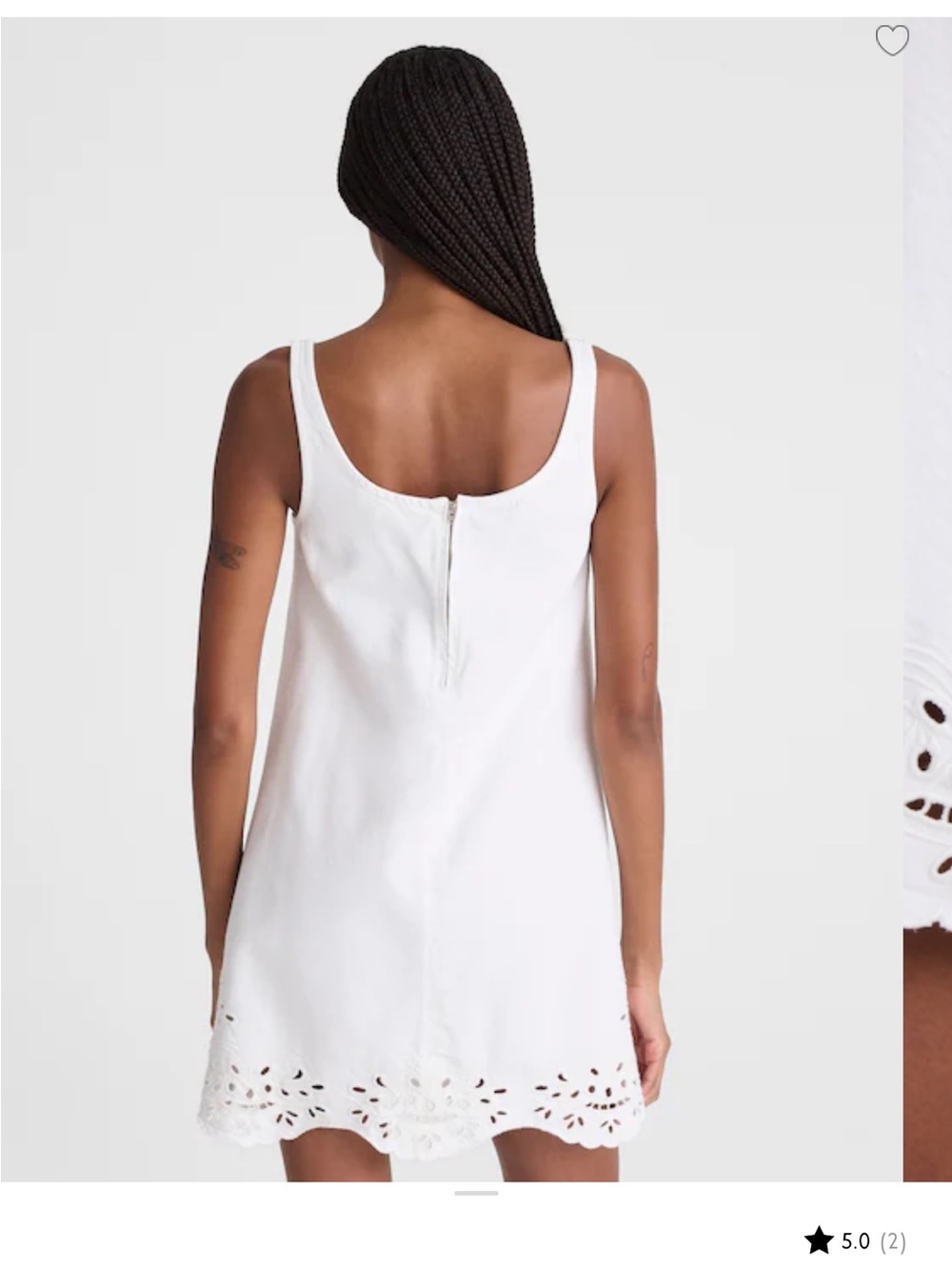 NWT! Madewell Denim Eyelet Mini Shift Dress
Retails $125! - Picture 4 of 8